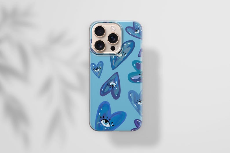 Hjärtliknande telefonskal Comme Des Garçons för iPhone 17 Pro Max, 16e, 15, 14, 13 och Samsung S26 Ultra, S25 FE, A57, A56, Pixel 10, 9A bild 9