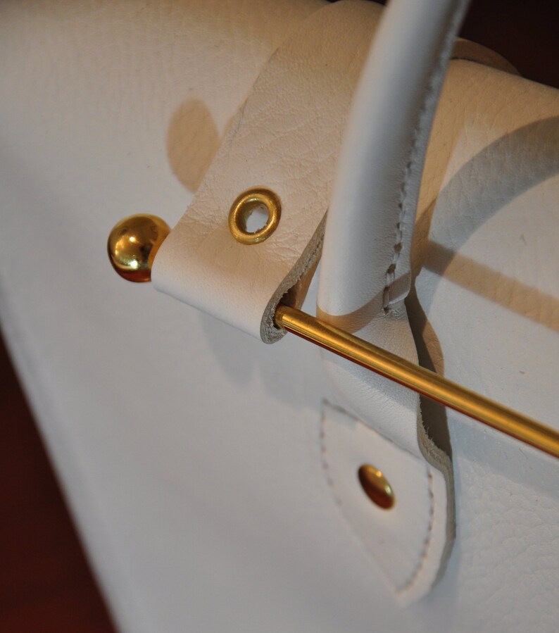 Traditional handmade leather sheet music bag or laptop case Etsy