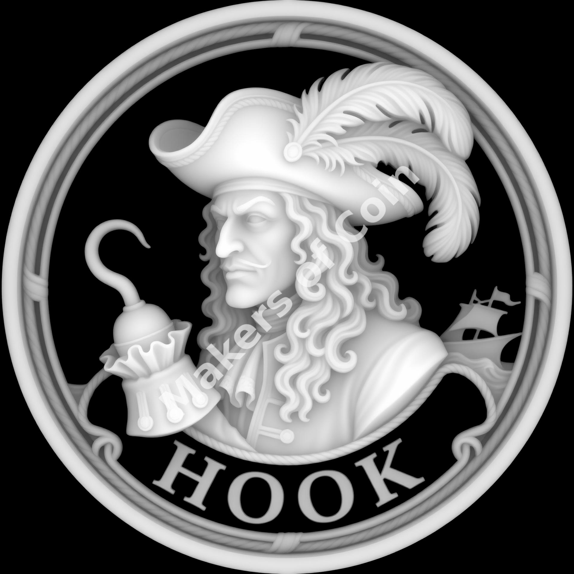 Challenge Coin 3D Depth Map, CNC PNG File, Fiber Laser, Lightburn ...