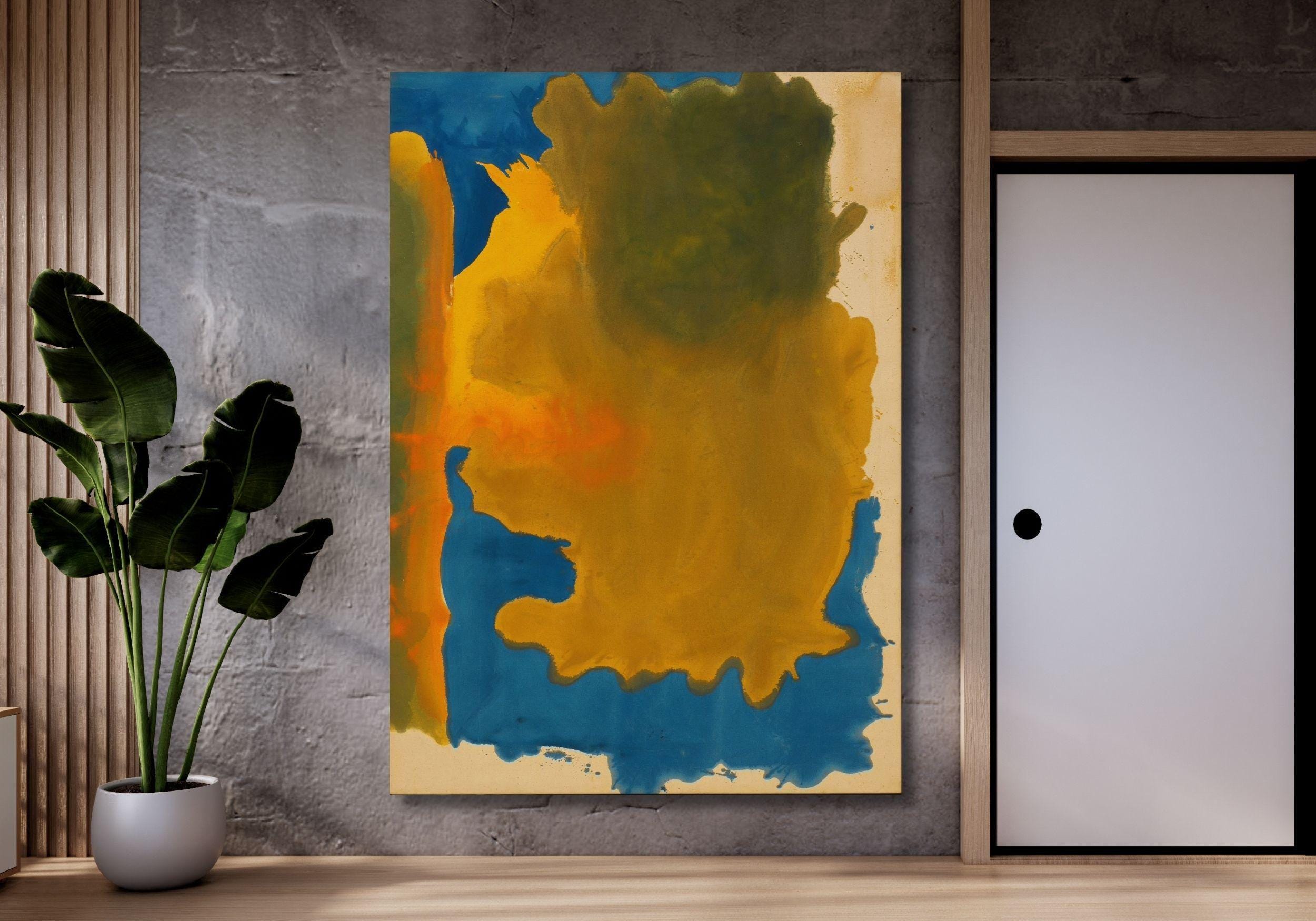 Helen frankenthaler exhibition poster - Etsy 日本