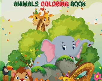 Coloring animal books for kids
