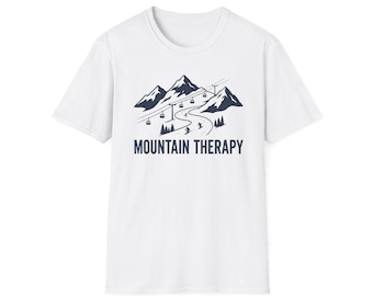 Mountain Therapy Ski Design |  Unisex soft style t-shirt
