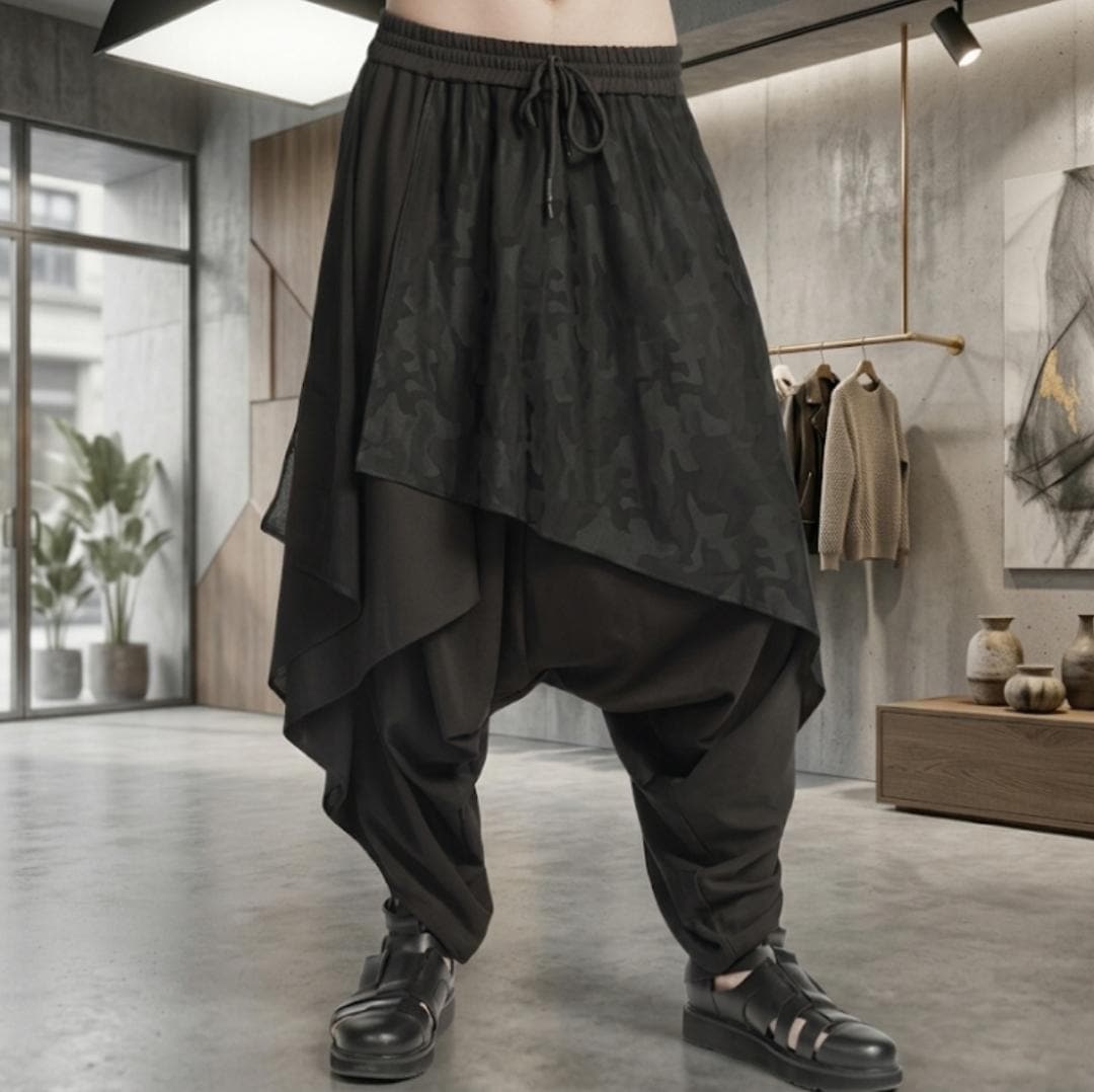 Japanese Layered Pants - Etsy