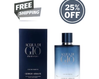 New Acqua Di Gio Profondo by Giorgio Armani 3.4 oz Parfum Cologne for Men