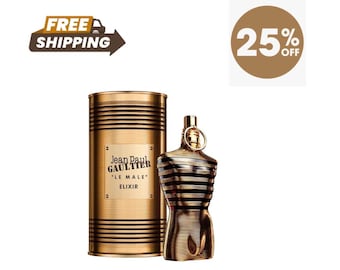 Jean paul gaultier "le male" elixir parfum 4.2oz/125ml