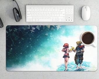 Kingdom Hearts Sora Kairi Desk Mat – Anime Gaming Mousepad