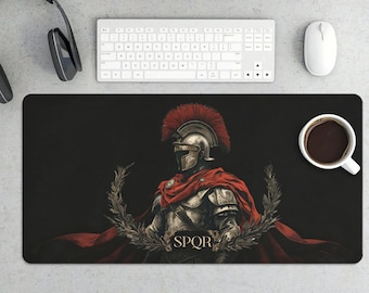 Roman Centurion SPQR Desk Mat – Warrior Armor Gaming Mousepad