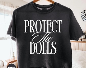 Comfort Colors® Protect The Dolls Crop Top , Trans Rights Are Human Rights Boxy Tee, LGBTQ Rights, Pride Month Shirt, Gender Equality TShirt