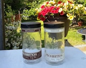 Cigar Jar Prohibition Brand Large Rustic Glass Mason Style Jars Six In Stock by IndustrialPlanet
