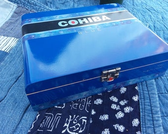 Cigar Box Special Edition Cohiba Decorated Personal Storage Tobacciana Find by IndustrialPlanet NEW Free Shipping
