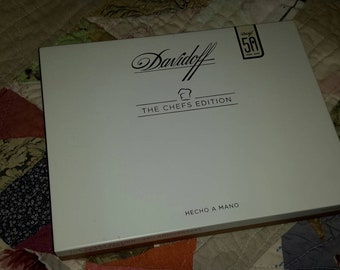 Cigar Box Davidoff Chefs Edition Special Edition Rare Tobacciana Find by IndustrialPlanet NEW Free Shipping