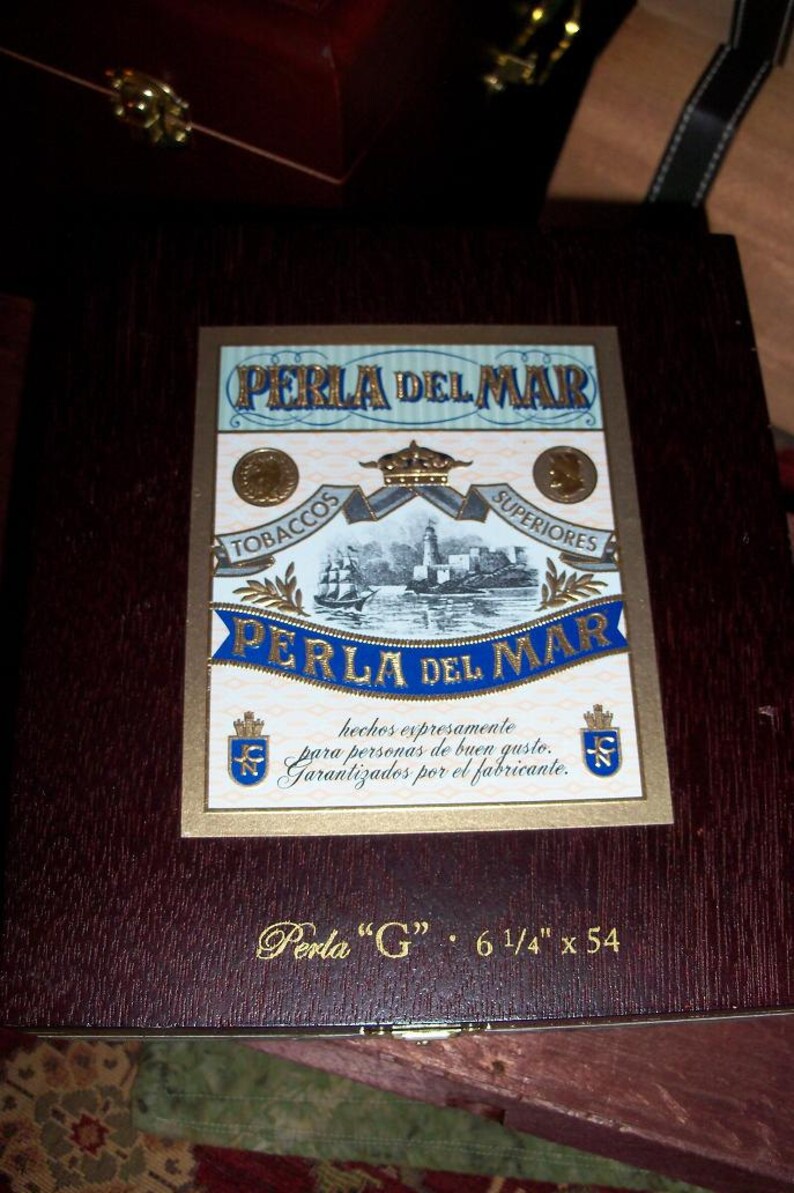 Cigar Box Lighthouse /& Ship Art Box Perla Del Mar Wooden Storage Treasure Chest A Dozen In Stock by IndustrialPlanet