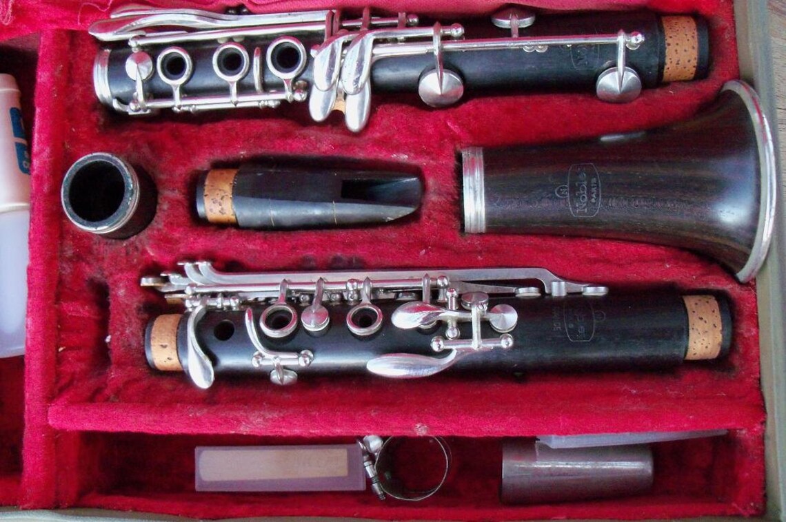 Noblet Grenadilla Wood Made In Paris Midcentury Etsy