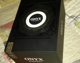 Cigar Box Black Onyx New Arrival Three In Stock by IndustrialPlanet NEW Free Shipping