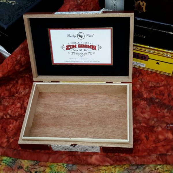 Cigar Box Sun Grown Maduro Low Chest Special Edition Seed Box Organizer Dozen In Stock by IndustrialPlanet NEW Free Shipping