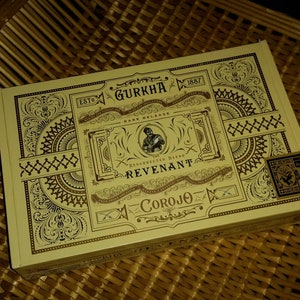 Cigar Box Gurkha Revenant Special New Arrival Compact Personal Storage Tobacciana Gift Chest by IndustrialPlanet NEW Free Shipping