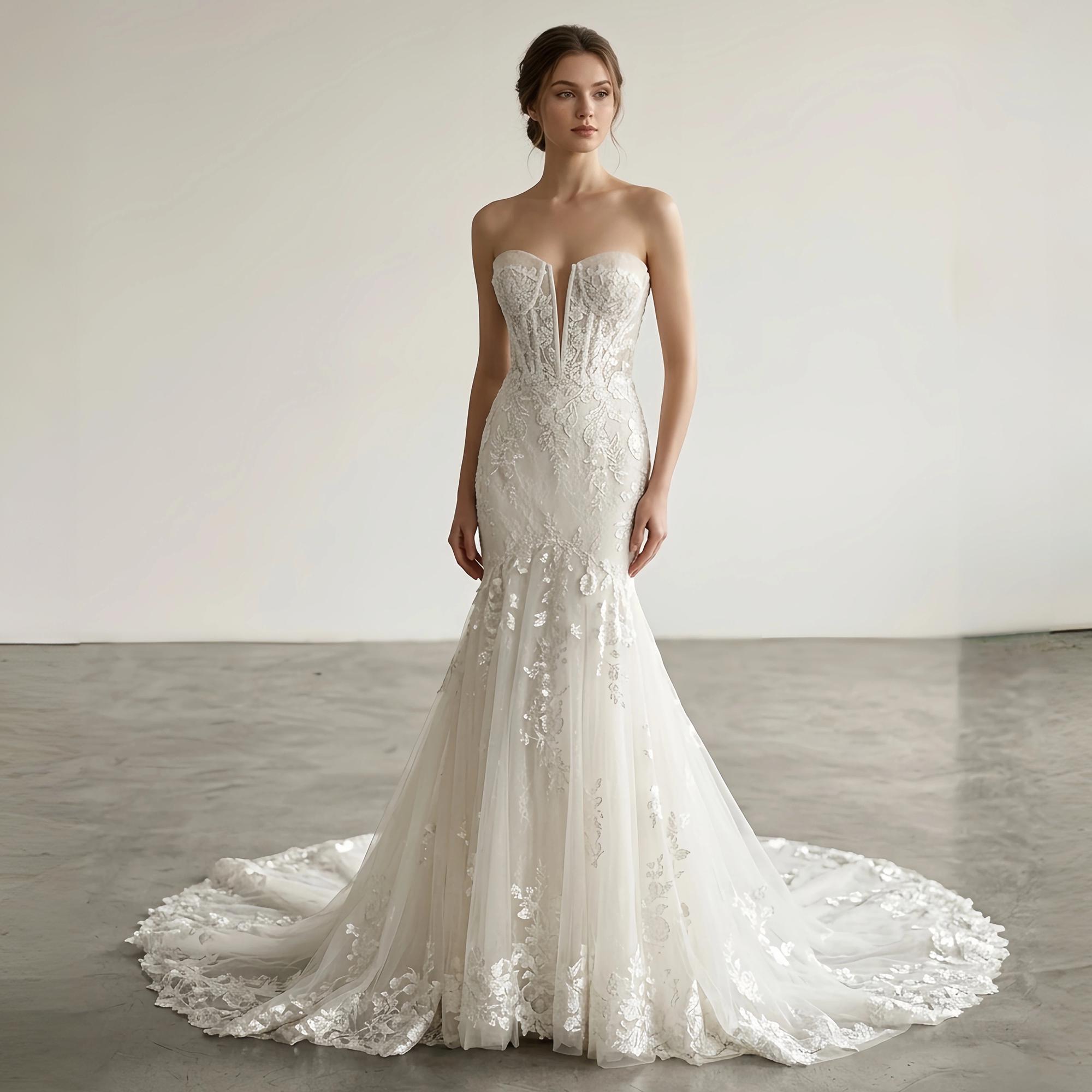 Sweetheart Lace Sheath Wedding Dress - Etsy