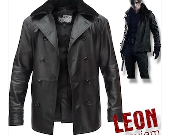 Chaqueta de cuero de Leon S. Kennedy – Cosplay de Resident Evil RE9