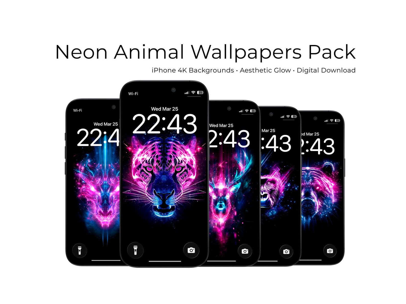 Neon 4K iPhone Wallpaper | Minimalist Lock Screen | Ios Background ...