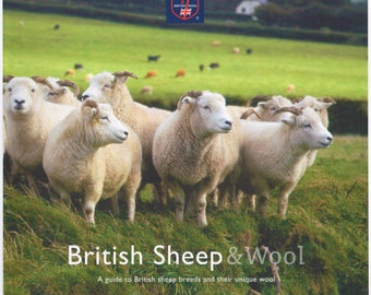British Sheep Wool, sheep breed guide, wool book, fibre book, paperback, the felt box