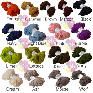 Fil à tricoter léger 100% laine, Oadbury by thefeltbox 100g 3.5oz Nombreuses couleurs disponibles