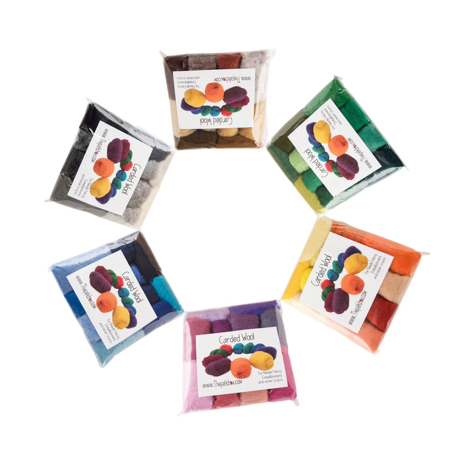 60 Colours Felting Wool Carded Wool for Felting Embelishment Etsy