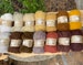 Beige, Brown, Cream Needle felting wool, Embellishment Wool, Carded wool for felting, unspun fibre, wool batt, 100g 3.5 ounces, single color 