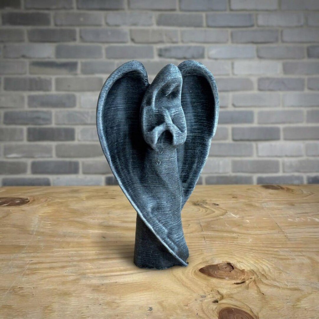 Angel Prayer Statue Concrete Garden Angel Memorial Stone Sculpture ...