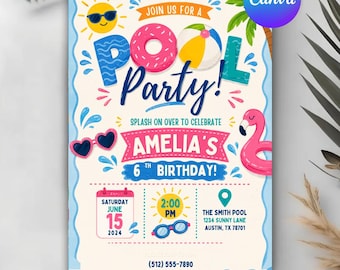 Plantilla de invitación para fiesta de fútbol del Mundial 2026, cumpleaños de fútbol, invitación de cumpleaños de fútbol, temática del Mundial, editable en Canva, descarga digital.