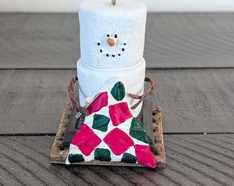 Vintage Midwest Smores Ornament Quilting