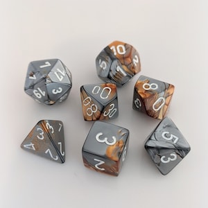 7 Polyhedral Gaming Dice Complete Set D&D