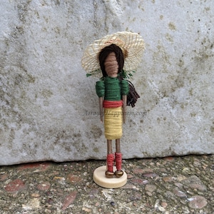 Toothpick Art Doll OOAK