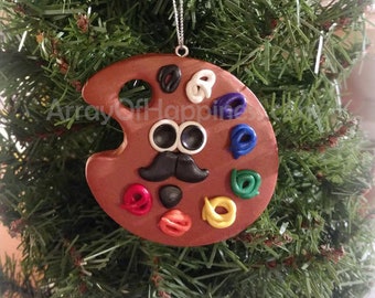 Artist Palette Ornament Custom Made