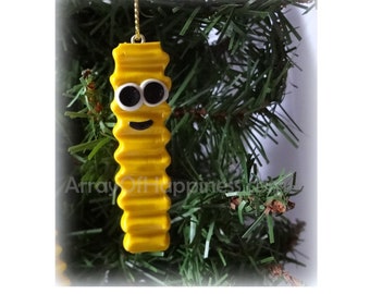 Chris Crinkle™ French Fry Ornament or Magnet Custom Made