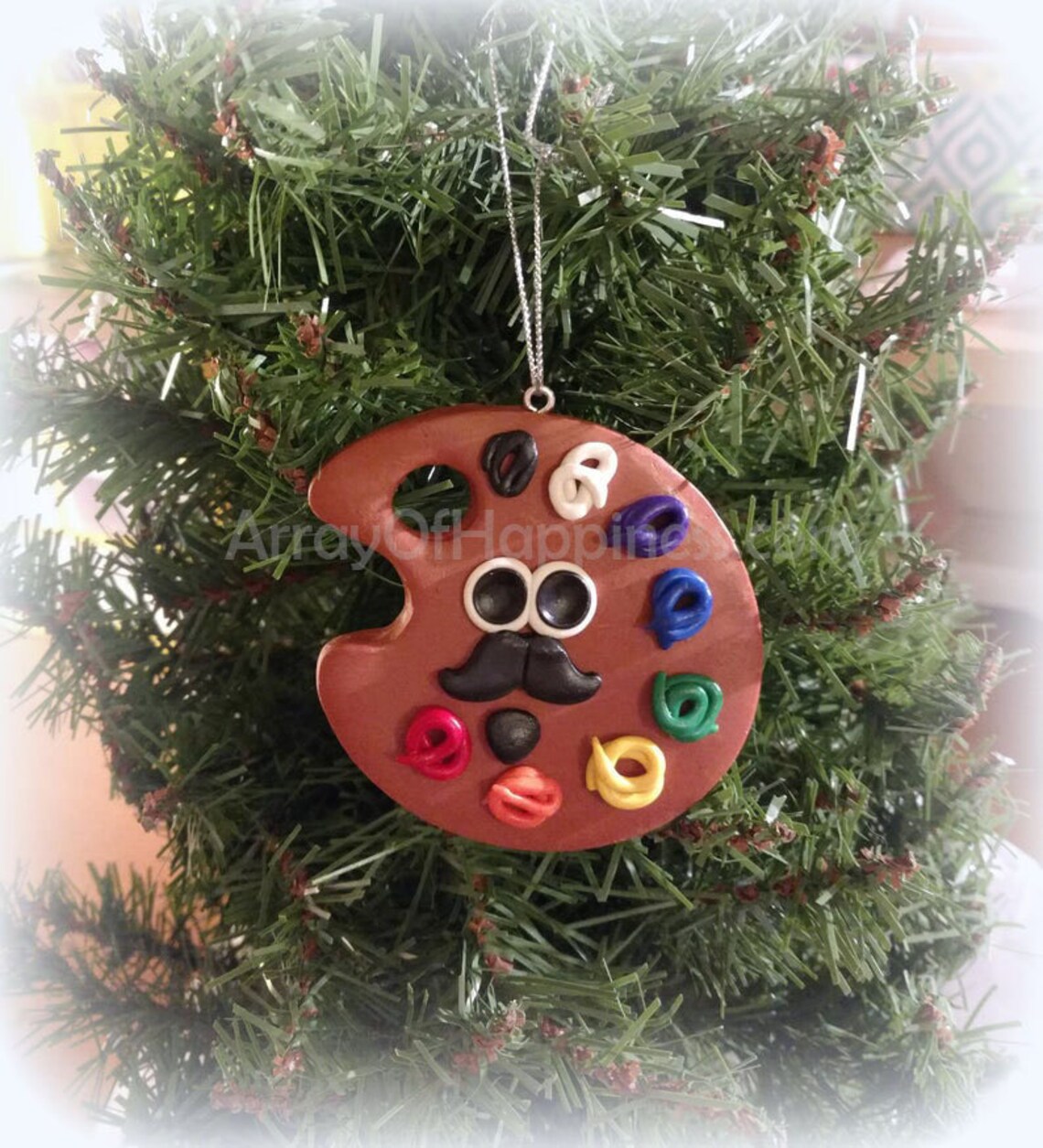 Art the Artist Palette Ornament Custom Made Please Read Item Etsy