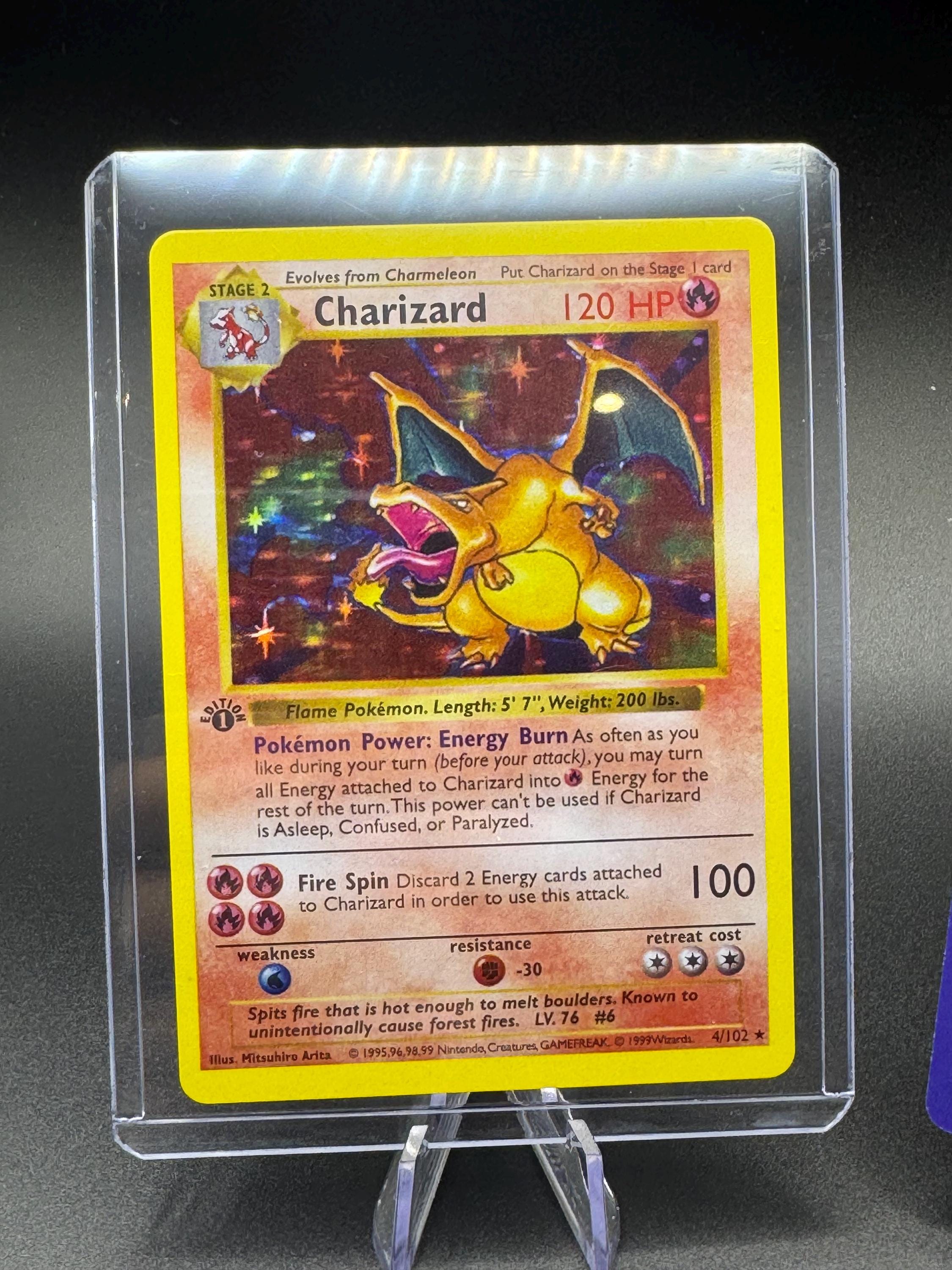 1st edition shadowless charizard - Etsy 日本