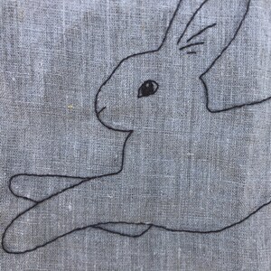 Set of 3 Rabbits Stitchery, PDF Instant Download - Etsy