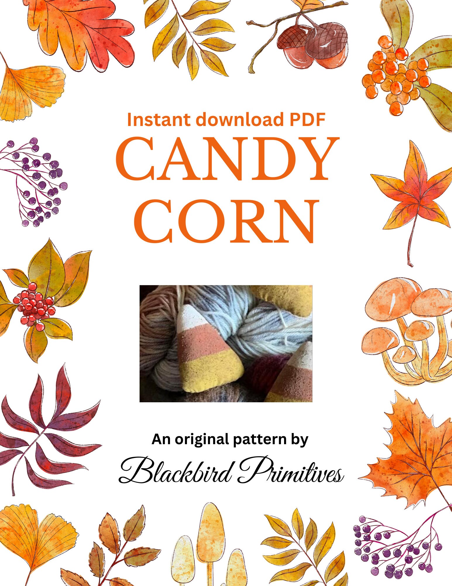 Candy Corn Instant Download PDF Pattern - Etsy