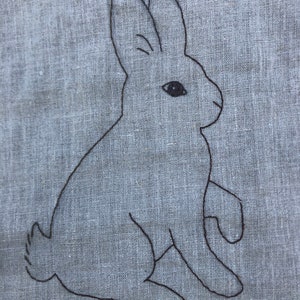 Set of 3 Rabbits Stitchery, PDF Instant Download - Etsy