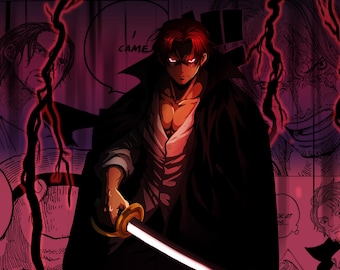 Shanks Full Art Playmat – Anime Manga TCG Accessory