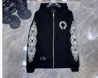 Sudadera con capucha Chrome Hearts, nueva, unisex, clásica, cómoda y acogedora, estilo streetwear unisex.