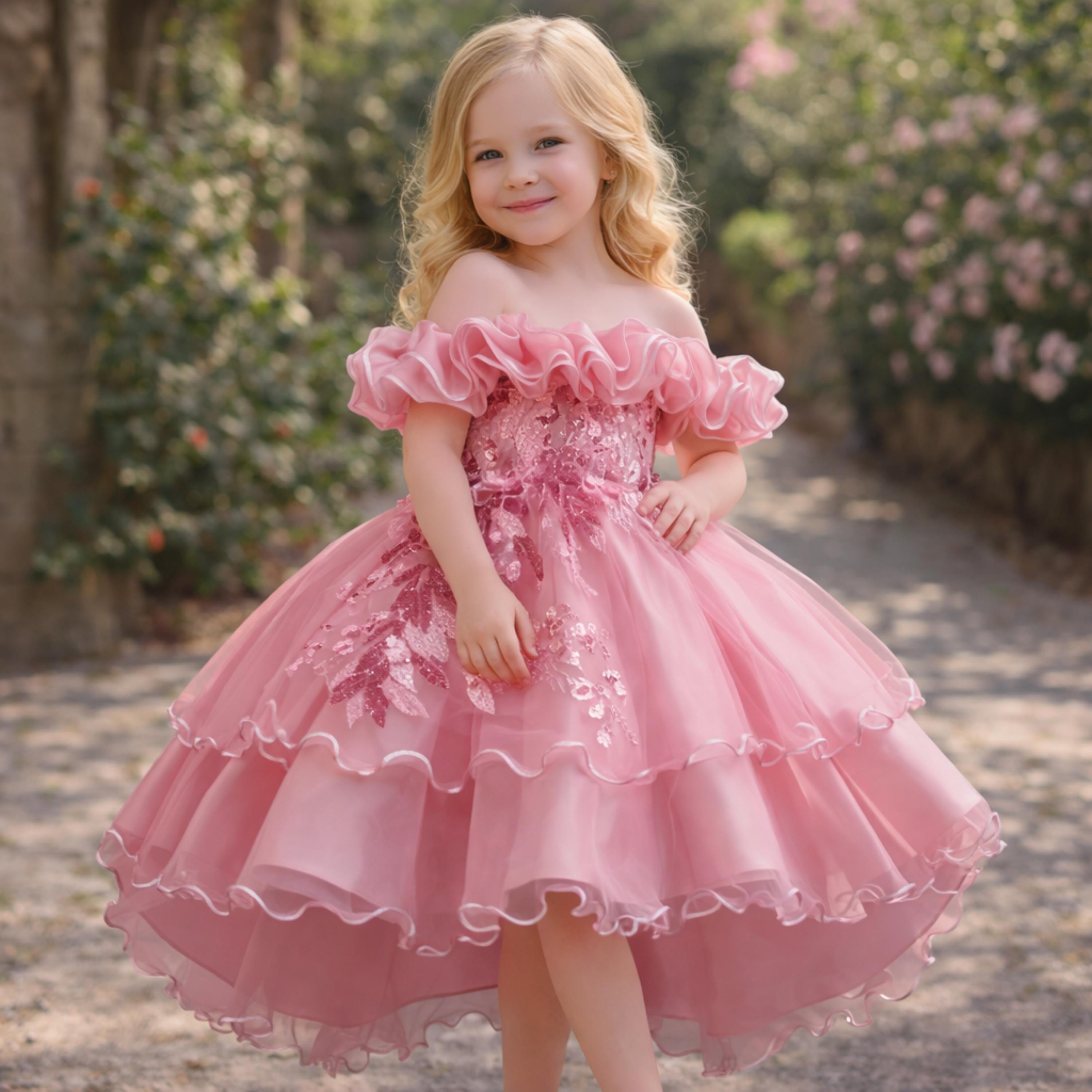 slim fit dress slacks One-Shoulder Sleeveless High Low Junior Bridesmaid Dresses with Sash, Blush Pink main image 0