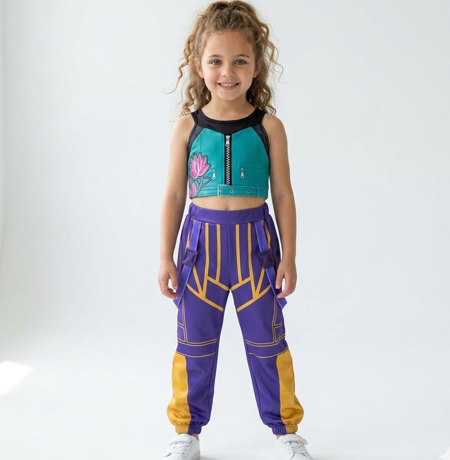 Anime Hunter Kostuum Kinderen Zoey Cosplay Meisjes Carnaval