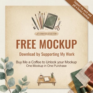 Klädmockuppaket – T-shirt, hoodie, mössa Mallar Stöd för att låsa upp bonuspaket