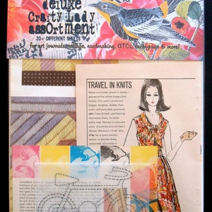 deluxe CRAFTY LADY ephemera collage assortment image 1