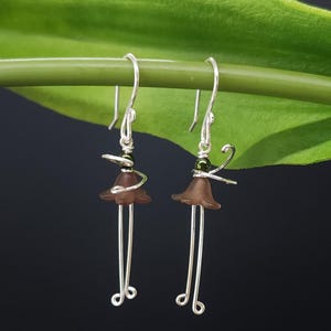 Dainty Ballerina Earrings, Cute Dancer Earrings, Dainty Jewelry, Ballet Dancer gift, Dance recital gift, Ballet Lover Gift, Ballerina gift