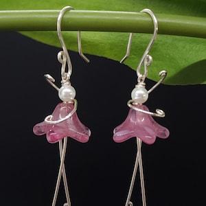 Delicate Pink Ballerina Earrings: Dainty Jewelry for Dance Recitals, Ballet Lovers, and Graceful Performers