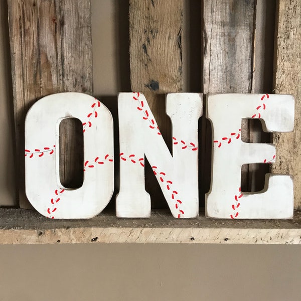 Baseball First Birthday, 8", Baseball Wall Decor, Baseball Birthday, Baseball Party, Baseball Party Decor, Baseball Baby