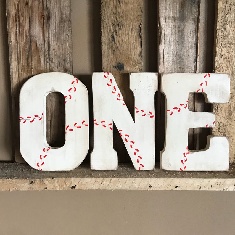 Baseball First Birthday, 8, Baseball Wall Decor, Baseball Birthday, Baseball Party, Baseball Party Decor, Baseball Baby image 1