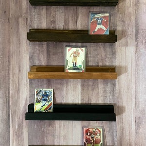 Card Display Shelves, football cards, baseball cards, basketball cards, graded cards immagine 2